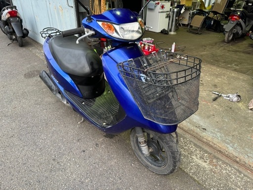 バッテリー新品！便利なカゴ付き4サイクルDio 整備済み