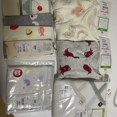 確定済【総額4214円分】新品 新生児　ベビー服　コンビドレス　...