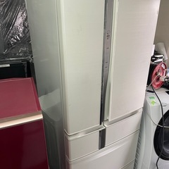 北九州市内配送無料　保証付き 三菱電機 MITSUBISHI ELECTRIC 冷蔵庫 Rシリーズ（520L・フレンチドア） シルキープラチナ MR-R52W-Sの画像