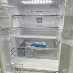 北九州市内配送無料　保証付き 三菱電機 MITSUBISHI ELECTRIC 冷蔵庫 Rシリーズ（520L・フレンチドア） シルキープラチナ MR-R52W-Sの画像