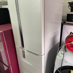 北九州市内配送無料　保証付き 三菱電機 MITSUBISHI ELECTRIC 冷蔵庫 Rシリーズ（520L・フレンチドア） シルキープラチナ MR-R52W-Sの画像
