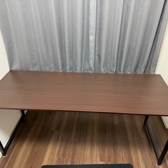 サンワダイレクト　デスク　ブラウン　160cm✖️60cm