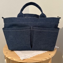 【美品】デニムマザーズバッグショルダー肩掛け