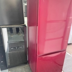 北九州市内配送無料　保証付き AQR-BK18H 冷蔵庫 レッド [184L /2ドア /右開きタイプ] の画像