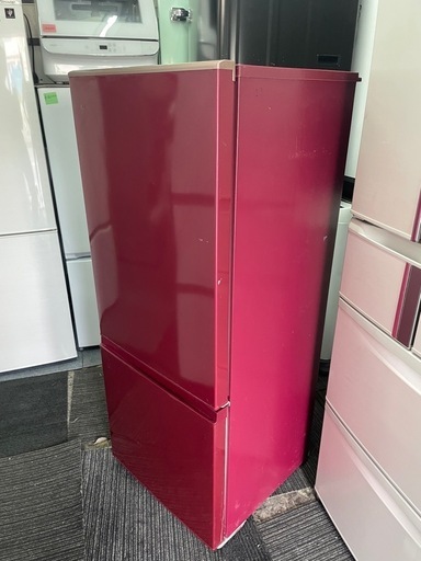 北九州市内配送無料　保証付き AQR-BK18H 冷蔵庫 レッド [184L /2ドア /右開きタイプ] 