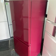 北九州市内配送無料　保証付き AQR-BK18H 冷蔵庫 レッド [184L /2ドア /右開きタイプ] の画像