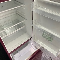 北九州市内配送無料　保証付き AQR-BK18H 冷蔵庫 レッド [184L /2ドア /右開きタイプ] の画像