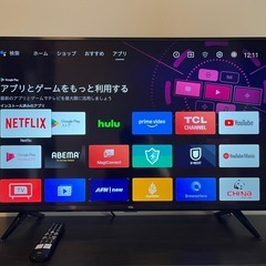 TCL 43型4K　Androidスマート液晶テレビ 