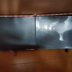 チェック柄の小さなフォトアルバムの画像