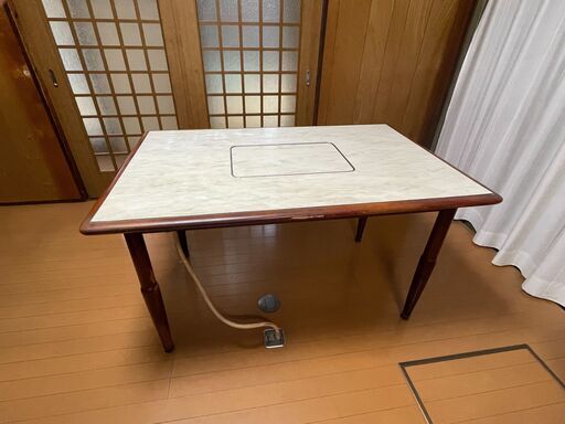 昭和懐かしの【新品未使用】ガス　クッキング　テーブル　ナショナル　 KN-7 昭和懐かしの【新品未使用】ガス クッキング テーブル