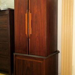 仏壇　茶色（ブラウン）中古　家具調　高さ：137Ｃｍ　幅：58Ｃ...