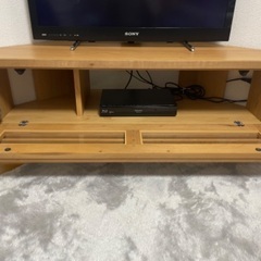 コーナーテレビ台（木製）の画像