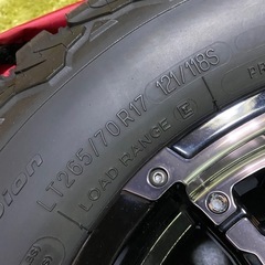 プラド　タイヤホイール265/70R/17 　の画像