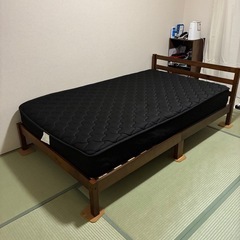 セミダブルベッド(マットレス込み)