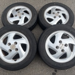 13inc SUBARU 純正 PCD100-4H 155/65...