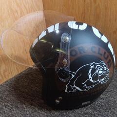 女性用ヘルメット　ブルドッグ　美品　56〜60サイズの画像
