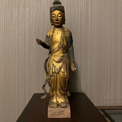 仏像　木製　アンティーク　骨董！