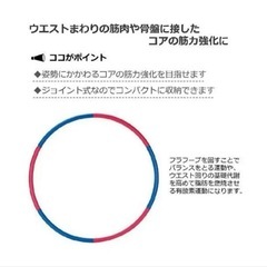 エクササイズ ダイエット  フラフープ　シェイプアップフラフープ　の画像