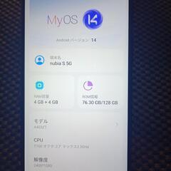 ZTE Nubia S ブラック sim フリー おまけ付き