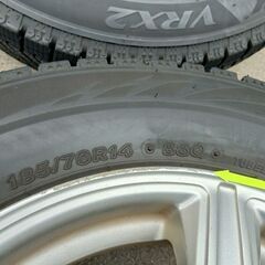 冬14インチ ノート E12 カローラ フィールダー アクシオ マツダ2 デミオ【富山】人気の ブリヂストン 185/70R14 ブリザック VRX2 中古４本 ニッサン 日産 ノートE 12系 などの画像