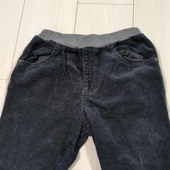 130cm 黒パンツ２点セットの画像