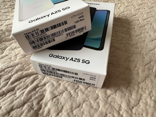 【新品未開封】2個セット GALAXY A25 5G 64GB 黒 ライトブルー