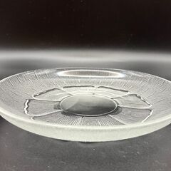 昭和レトロ ガラス皿 5枚セット 花模様の画像