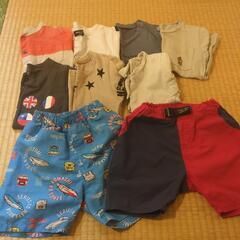 男の子　100センチ　夏服&水着