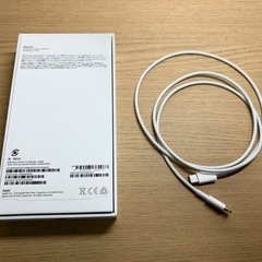 USB-C ライトニングケーブル付き！ iPhone ケース 空箱 付属品セット iPhone 14 128G ミッドナイトブラックの画像
