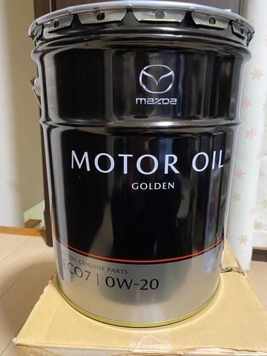 マツダ純正オイルゴールデンエコ7 OW-20ガソリン車用
