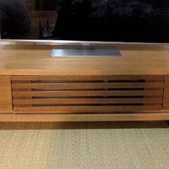 美品　北欧風テレビボード　シギヤマ家具工業　１５０ＴＶＢローボードの画像