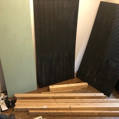 【引取り限定】木材 有孔ボード 2×4等 DIY 内装