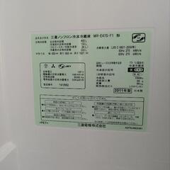 ⚠お譲り先決定しました⚠【美品】MITSUBISHI 冷蔵庫 MR-E47S-F1 2011年式 の画像