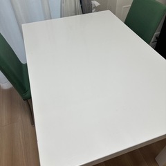 ダイニングセット⭐︎ホワイト美品の画像