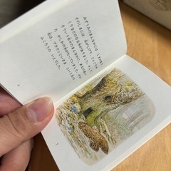 ピーターラビットミニチュア絵本の画像