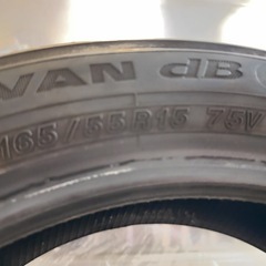 【ほぼ新品】YOKOHAMA ADVAN db（アドバンデシベル）タイヤ四本の画像