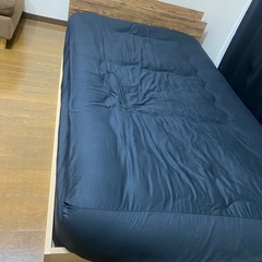 セミダブル ベッド&フレームセット