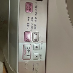 17年製シャップ洗濯機5.5kgの画像