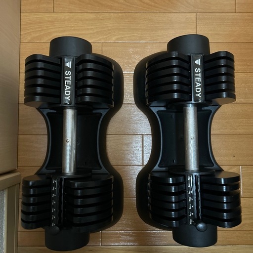 可変式ダンベル 20kg ② ① ライシン 可変式ダンベル 20kg [送料