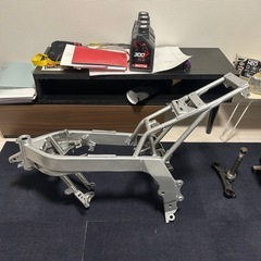 NSR50 前期フレーム 書類あります。 前期ステム、トップブリ...