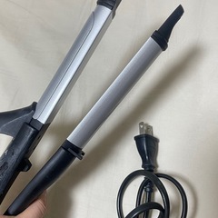 SALONIA サロニア 2WAY ストレート＆カール ヘアアイロン 32mmの画像