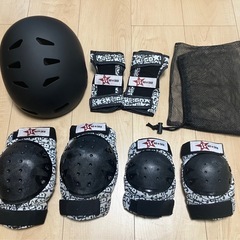 スケーボー 子供用 ヘルメット　プロテクター セット