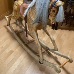 英国製　ロッキング木馬