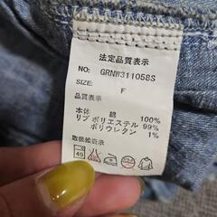 薄手デニムスカートの画像