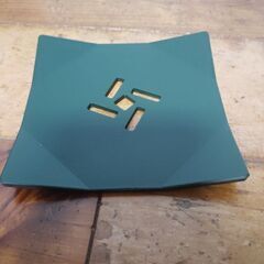 ガラスのコップと茶托のセット（5組）の画像