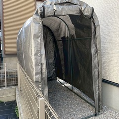 自転車置き場　物置　ガレージテント