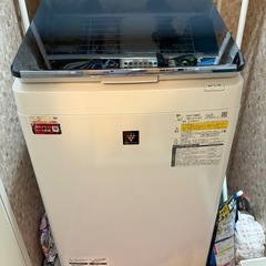２０２１年式　SHARP 洗濯乾燥機　ES-PW11E-W穴なし槽