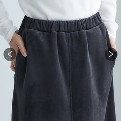 裏フリース暖かスカート・新品の画像