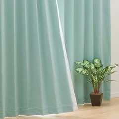 ニトリ 遮光2級 遮熱 防火カーテン 110×135cm×2の画像