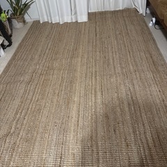LOHALS ロー ハルス ラグ 133x195 cm LOHALS ローハルス ラグ 平織り, ナチュラル, 133x195 cm - IKEA